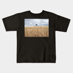 Lone Tree Amongst the Wheat Kids T-Shirt